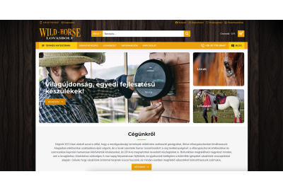 OpenCart webáruház fejlesztés Virtuemart migrálással a Wild-Horse vállalkozás számára OpenCart webáruház fejlesztés Virtuemart migrálással a Wild-Horse vállalkozás számára