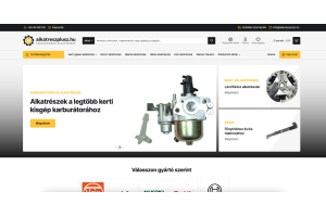 Alkatrészplusz.hu webshop felújítás OpenCart 3 és Journal 3.2 alapokon