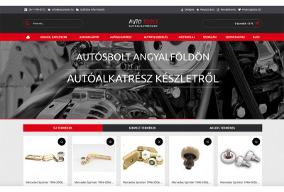 OpenCart webáruház frissítés és felújítás az Auto Tools alkatrész áruház számára OpenCart webáruház frissítés és felújítás az Auto Tools alkatrész áruház számára