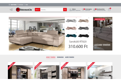 OpenCart bútor webáruház felújítás a butormost.hu vállalkozás számára OpenCart bútor webáruház felújítás a butormost.hu vállalkozás számára