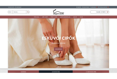 OpenCart 2-es webáruház frissítése és felújítása az Esküvőicipő.hu számára OpenCart 2-es webáruház frissítése és felújítása az Esküvőicipő.hu számára