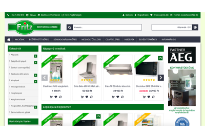OpenCart 1.5 webáruház felújítás a Fritz Bútor Kft. részére OpenCart 1.5 webáruház felújítás a Fritz Bútor Kft. részére