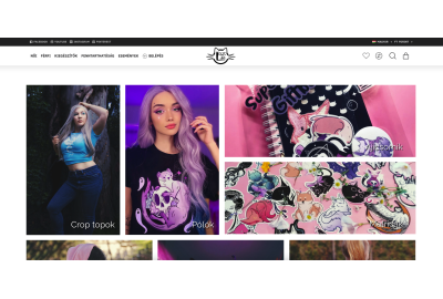 OpenCart webáruház felújítás a Lola's art webáruház részére OpenCart webáruház felújítás a Lola's art webáruház részére