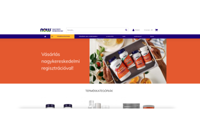 Új nagykereskedelmi OpenCart webáruház készítés a Now Foods Magyarország részére Új nagykereskedelmi OpenCart webáruház készítés a Now Foods Magyarország részére