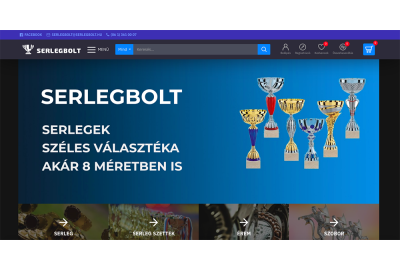 OpenCart 2 webáruház frissítés, dizájncsere és optimalizálás a Serlegbolt számára OpenCart 2 webáruház frissítés, dizájncsere és optimalizálás a Serlegbolt számára