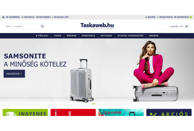 OpenCart 1.5 webshop frissítés a Táskaweb webáruház részére OpenCart 1.5 webshop frissítés a Táskaweb webáruház részére
