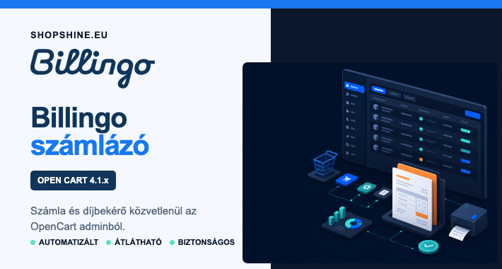 billingo.hu számlázó OpenCart 4-hez billingo.hu számlázó OpenCart 4-hez